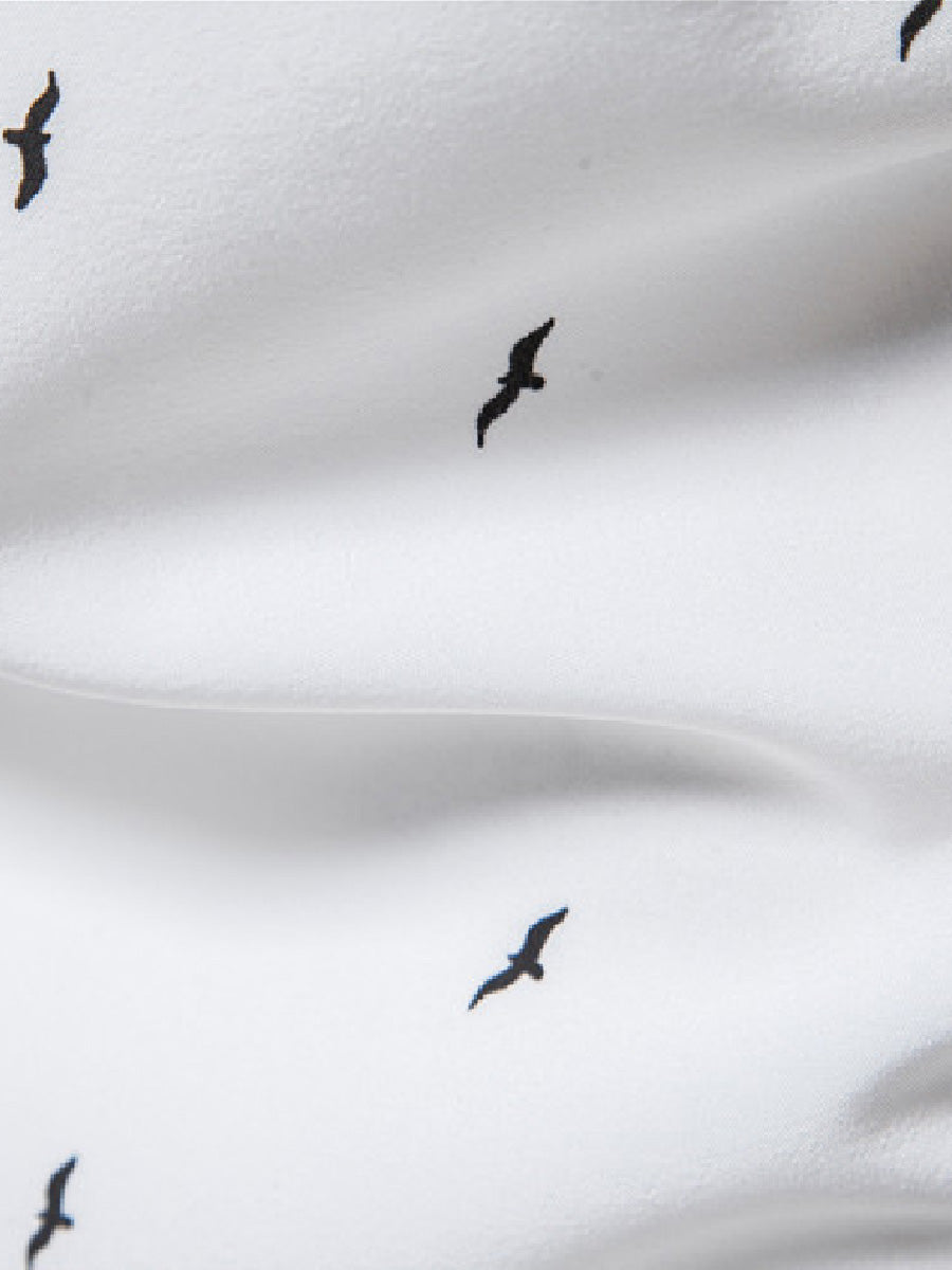 Camicia da uomo a maniche corte per le vacanze al mare