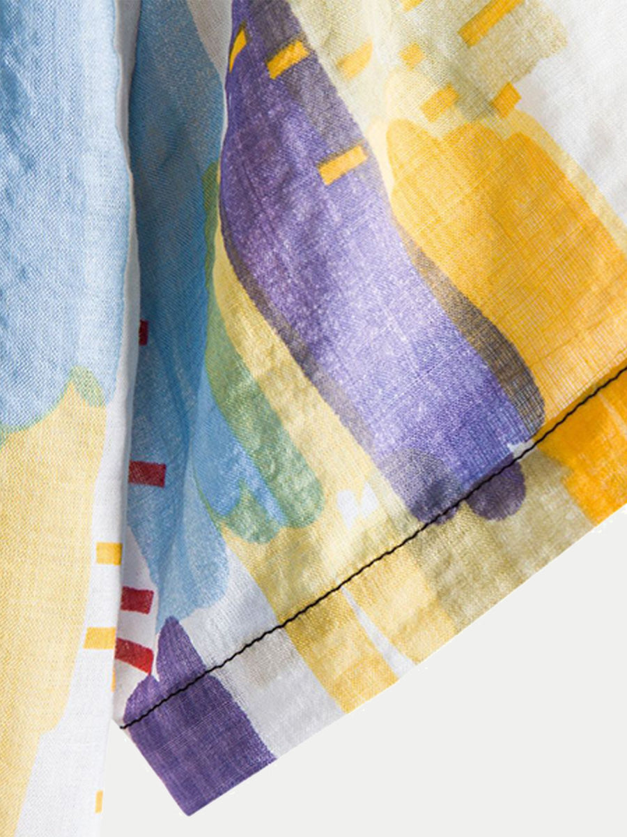 Chemise décontractée à manches courtes pour hommes