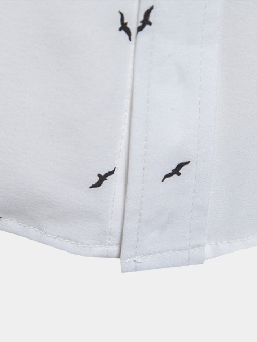 Camicia da uomo a maniche corte per le vacanze al mare