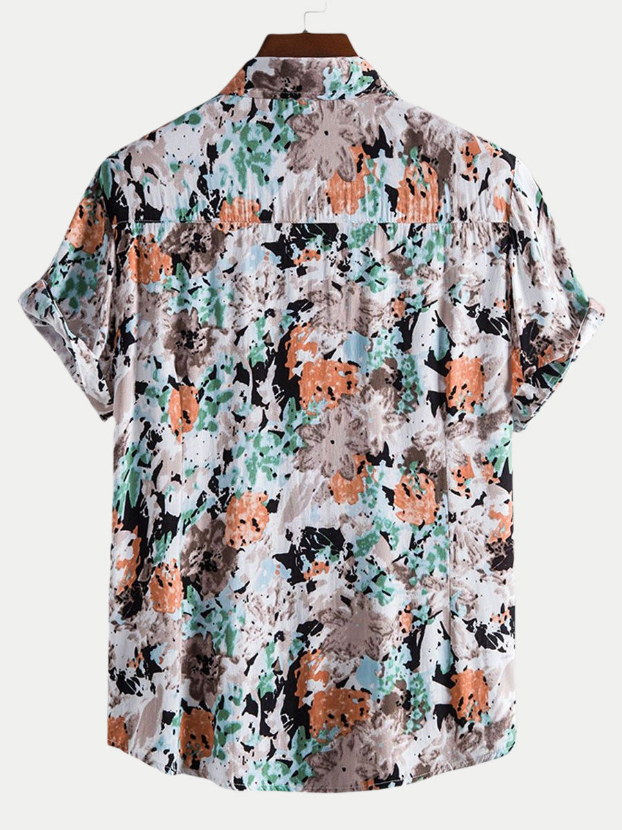 Chemise à manches courtes de vacances pour hommes